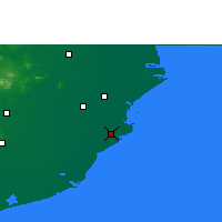Nearby Forecast Locations - Paradeep - Mapa