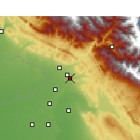 Nearby Forecast Locations - Pathánkót - Mapa