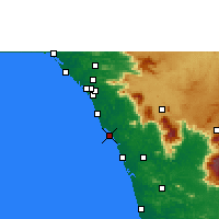 Nearby Forecast Locations - Koyilandy - Mapa