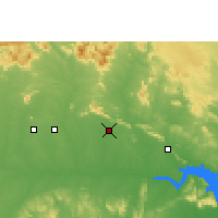 Nearby Forecast Locations - Sakti - Mapa