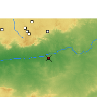 Nearby Forecast Locations - Sanawad - Mapa