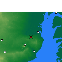 Nearby Forecast Locations - Sihor - Mapa