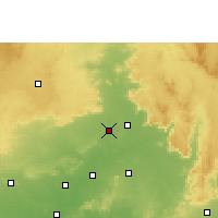 Nearby Forecast Locations - Waraseoni - Mapa
