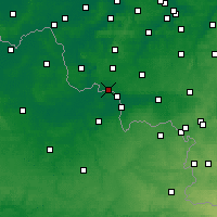 Nearby Forecast Locations - Péruwelz - Mapa