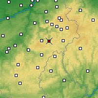 Nearby Forecast Locations - Vielsalm - Mapa