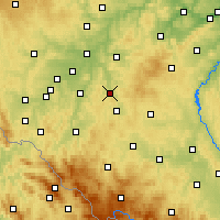 Nearby Forecast Locations - Blovice - Mapa