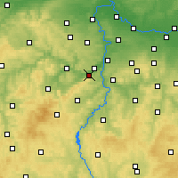 Nearby Forecast Locations - Dobřichovice - Mapa