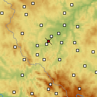 Nearby Forecast Locations - Holýšov - Mapa