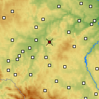 Nearby Forecast Locations - Rokycany - Mapa