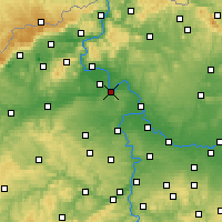 Nearby Forecast Locations - Roudnice nad Labem - Mapa