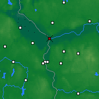 Nearby Forecast Locations - Kostřín - Mapa