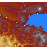 Nearby Forecast Locations - Tatvan - Mapa