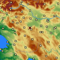 Nearby Forecast Locations - Občina Borovnica - Mapa