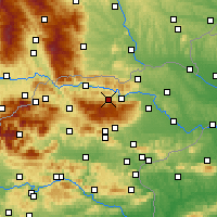Nearby Forecast Locations - Občina Lovrenc na Pohorju - Mapa
