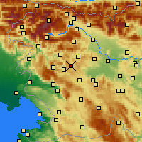 Nearby Forecast Locations - Občina Žiri - Mapa