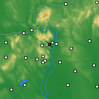 Nearby Forecast Locations - Pomáz - Mapa