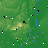 Nearby Forecast Locations - Bonyhád - Mapa