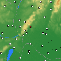 Nearby Forecast Locations - Modra - Mapa