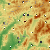 Nearby Forecast Locations - Rajec - Mapa