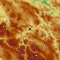 Nearby Forecast Locations - Goražde - Mapa