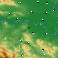 Nearby Forecast Locations - Odžak - Mapa