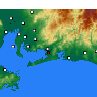 Nearby Forecast Locations - Tojohaši - Mapa