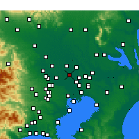 Nearby Forecast Locations - Košigaja - Mapa