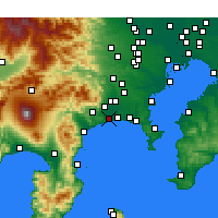 Nearby Forecast Locations - Hiracuka - Mapa