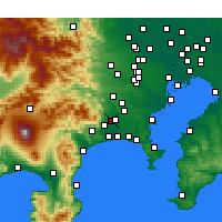 Nearby Forecast Locations - Acugi - Mapa