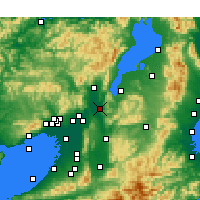 Nearby Forecast Locations - Udži - Mapa