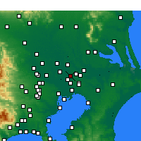 Nearby Forecast Locations - Nagarejama - Mapa