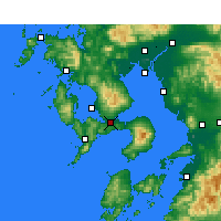 Nearby Forecast Locations - Isahaja - Mapa