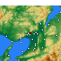 Nearby Forecast Locations - Minoh - Mapa