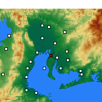 Nearby Forecast Locations - Tókai - Mapa