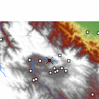 Nearby Forecast Locations - Sacaba - Mapa