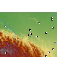 Nearby Forecast Locations - Yapacaní - Mapa