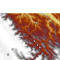 Nearby Forecast Locations - Coroico - Mapa