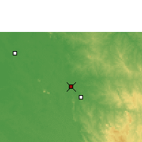 Nearby Forecast Locations - Yaguarú - Mapa
