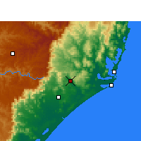 Nearby Forecast Locations - Araranguá - Mapa