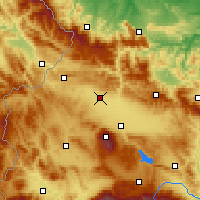 Nearby Forecast Locations - Kostinbrod - Mapa