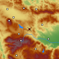 Nearby Forecast Locations - Ichtiman - Mapa