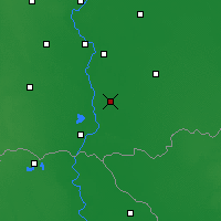 Nearby Forecast Locations - Hódmezővásárhely - Mapa