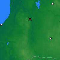 Nearby Forecast Locations - Kuldīga - Mapa