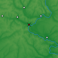 Nearby Forecast Locations - Zmijiv - Mapa