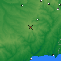 Nearby Forecast Locations - Volnovacha - Mapa