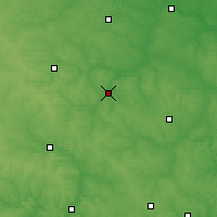 Nearby Forecast Locations - Tetijiv - Mapa