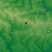 Nearby Forecast Locations - Roveňky - Mapa