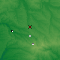 Nearby Forecast Locations - Huljajpole - Mapa