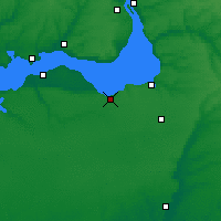 Nearby Forecast Locations - Dniprorudne - Mapa
