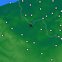 Nearby Forecast Locations - Armentières - Mapa